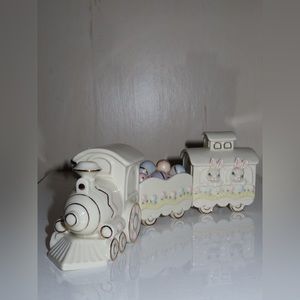 Lennox Occasions, Easter Train Set of 3 Figurine Bunnies